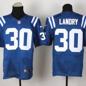 Nike Indianapolis Colts #30 Landry Blue Elite Jersey