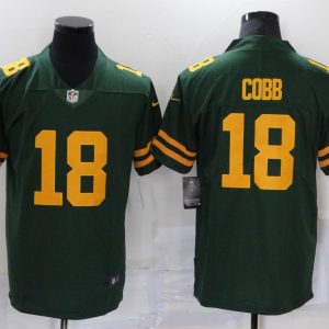 Men's Green Bay Packers Packers #18 Cobb 2021 Green Vapor Untouchable Limited Jersey