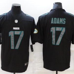 Men's Green Bay Packers Packers #17 Davante Adams Black Impact Limited Jersey