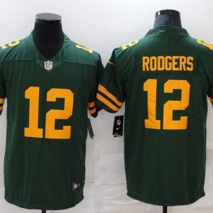 Men's Green Bay Packers Packers #12 Rodgers 2021 Green Vapor Untouchable Limited Jersey