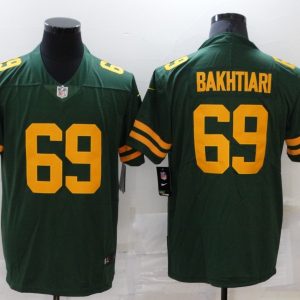 Men's Green Bay Packers Packers #69 David Bakhtiari 2021 Green Vapor Untouchable Limited Jersey