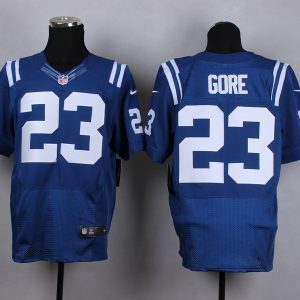Nike Indianapolis colts #23 Gore Blue Elite Jersey