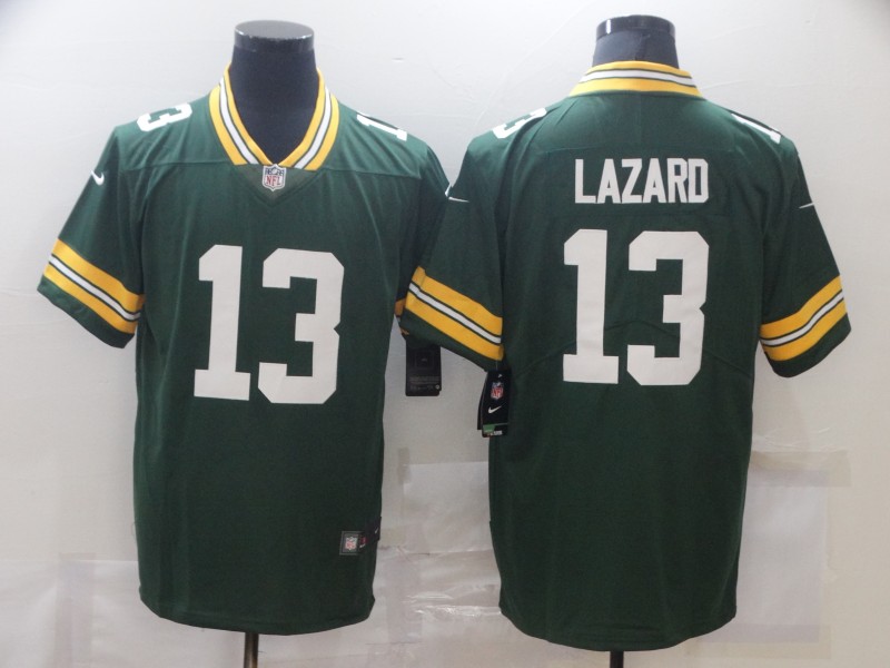 Men's Green Bay Packers Packers #13 Lazard Green Vapor Untouchable Limited Jersey