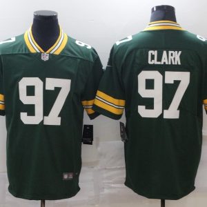Men's Green Bay Packers #97 Clark Green Vapor Untouchable Limited Jersey