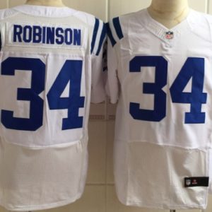 Nike Indianapolis Colts #34 Robinson White Elite Jersey