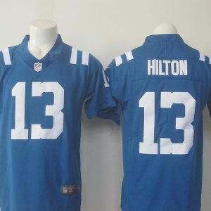 NFL Indianapolis Colts #13 Hilton Blue Rush Jersey