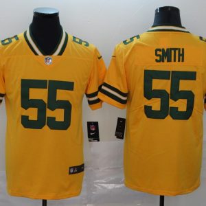 Men's Green Bay Packers #55 Za'Darius Smith Gold Inverted Legend Stitched NFL Limited Jersey