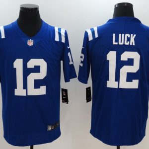 NFL Indianapolis Colts #12 Luck Blue Vapor Limited Jersey
