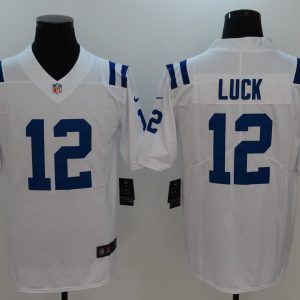 NFL Indianapolis Colts #12 Luck White Vapor Limited Jersey