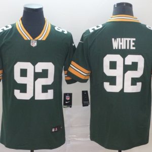 NFL Green Bay Packers Packers #92 White Green Vapor Untouchable Player Nike Limited Stitched Jersey