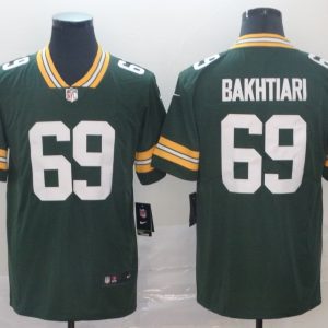 NFL Green Bay Packers Packers #69 Bakhtiari Green Vapor Untouchable Player Nike Limited Stitched Jersey