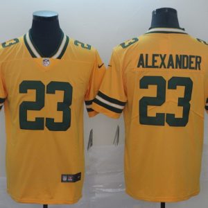Nike Packers #23 Jaire Alexander Gold Inverted Legend Men Jersey