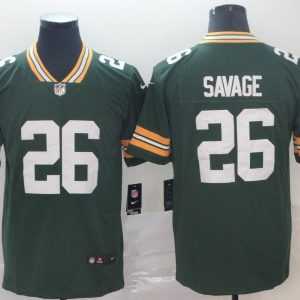 NFL Green Bay Packers Packers #26 Savage Green Vapor Untouchable Player Nike Limited Stitched Jersey