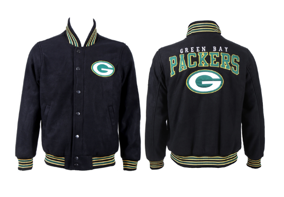 NFL Green Bay Packers Packers Black Jacket