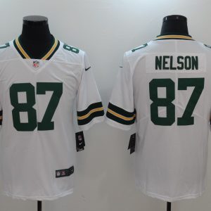 NFL Green Bay Packers Packers #87 Nelson White Vapor Limited Jersey
