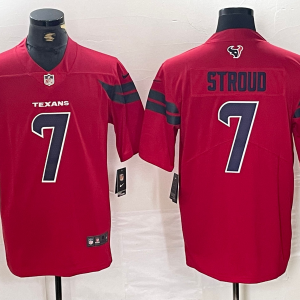 Men's Houston Texans #7 C.J. Stroud Red Vapor F.U.S.E. Limited Stitched Jersey