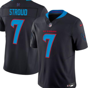 Men's Houston Texans #7 C.J. Stroud Black 2024 Vapor F.U.S.E. Limited Stitched Jersey