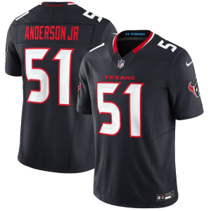 Men's Houston Texans #51 Will Anderson Jr. Navy 2024 Vapor F.U.S.E. Limited Football Stitched Jersey