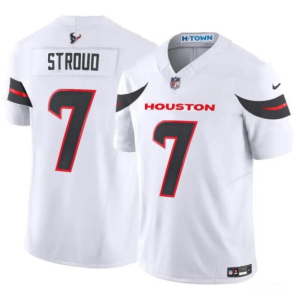 Men's Houston Texans #7 C.J. Stroud White 2024 Vapor F.U.S.E. Limited Jersey