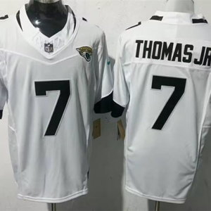 Men's Jacksonville Jaguars #7 Brian Thomas Jr White 2025 F.U.S.E. Vapor Limited Jersey