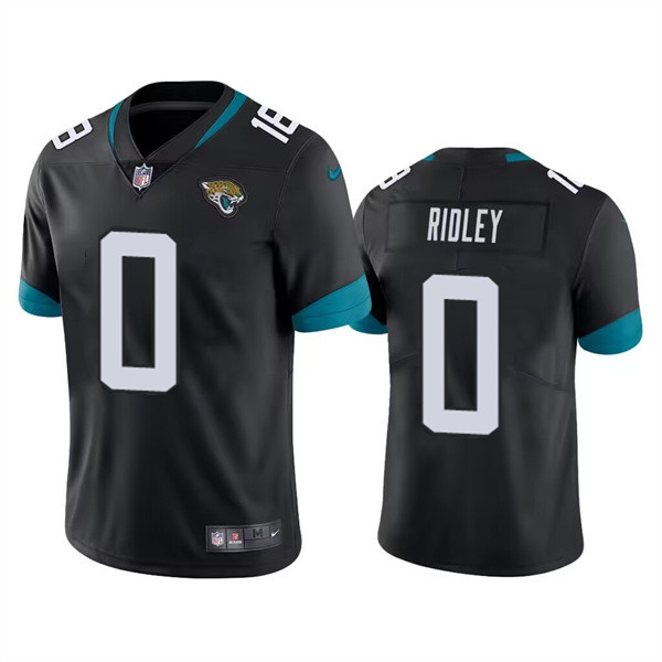 Men's Jacksonville Jaguars #0 Calvin Ridley Black Vapor Untouchable Limited Jersey