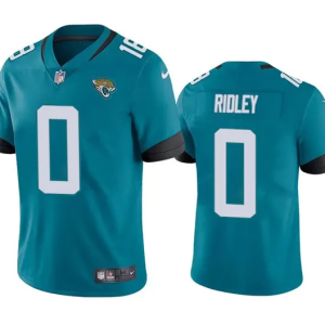Men's Jacksonville Jaguars #0 Calvin Ridley Teal Vapor Untouchable Limited Jersey