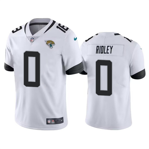 Men's Jacksonville Jaguars #0 Calvin Ridley White Vapor Untouchable Limited Jersey