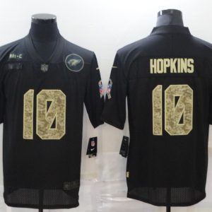 Men's Houston Texans #10 DeAndre Hopkins Black Camo Salute To Service Limited Jersey