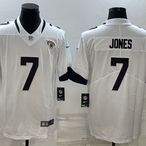 Nike Jacksonville Jaguars #7 Jones White Vapor Untouchable Limited Jersey