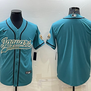 Men's Jacksonville Jaguars Green Blank 2022 Baseball Nike Jersey