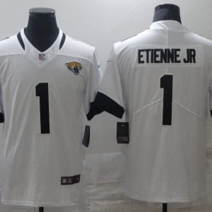 Copy Men's Jacksonville Jaguars #1 Etienne Jr  Black Vapor Untouchable Limited Jersey