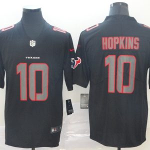 NFL Houston Texans #10 DeAndre Hopkins Fashion Impact Black Color Rush Limited Jersey