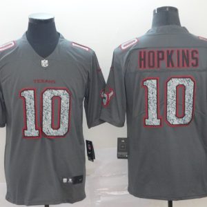 Nike Texans #10 DeAndre Hopkins Gray Static Vapor Untouchable Limited Men Jersey