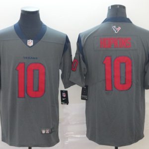 Nike Texans #10 DeAndre Hopkins Grey Inverted Legend Men Jersey