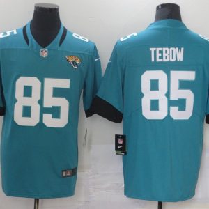 Men's Jacksonville Jaguars #85 Tebow Teal Green Vapor Untouchable Limited Jersey