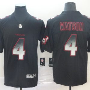 Houston Texans #4 Deshaun Watson Black 2019 Smoke Fashion Limited Men Jersey