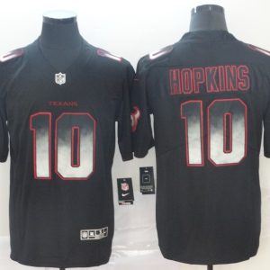 Houston Texans #10 DeAndre Hopkins Black 2019 Smoke Fashion Limited Men Jersey