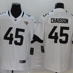 Nike Jacksonville Jaguars #45 Chaisson White Vapor Untouchable Limited Jersey