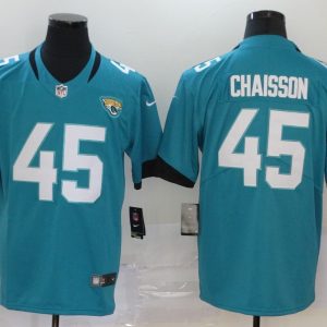 Nike Jacksonville Jaguars #45 Chaisson Teal Green Vapor Untouchable Limited Jersey
