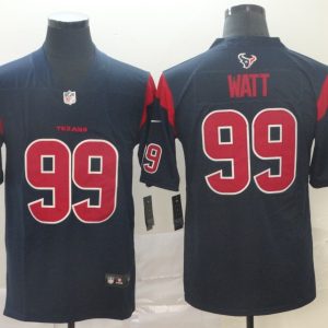 Nike Houston Texans #99 J.J. Watt Navy Color Rush Limited Men New Jersey