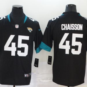 Nike Jacksonville Jaguars #45 Chaisson Black Vapor Untouchable Limited Jersey