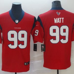 Nike Texans #99 J.J. Watt Red 2019 Vapor Untouchable Limited Men Jersey
