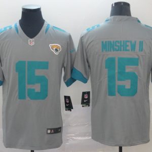 Nike Jacksonville Jaguars #15 Gardner Minshew II Limited Inverted Legend Men Jersey