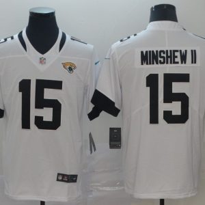 Nike Jacksonville Jaguars #15 Gardner Minshew II White Vapor Untouchable Limited Jersey