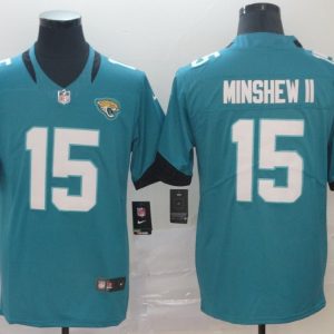 Nike Jacksonville Jaguars #15 Gardner Minshew II Teal Green Vapor Untouchable Limited Jersey
