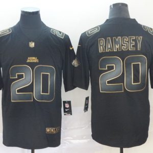 Nike Jaguars #20 Jalen Ramsey Black Gold Vapor Untouchable Limited Men Jersey
