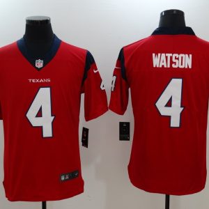 Houston Texans #4 Deshaun Watson Red Vapor Untouchable Stitched NFL Nike Limited Jersey