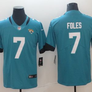 Nike Jacksonville Jaguars #7 Foles Blue Vapor Untouchable Limited Jersey
