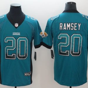 Nike 2018 Jacksonville Jaguars #20 Ramsey Drift Fashion Color Rush Limited Jersey