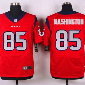 Nike Houston Texans #85 Washington Red Elite Jersey